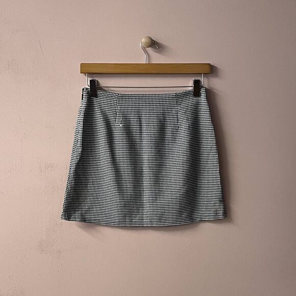 Forever 21 Houndstooth Mini Skirt Size S NWT - Picture 10 of 12